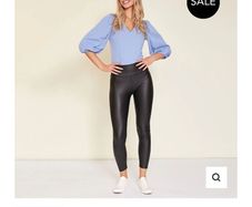 Wet look Pu leggings The casual company