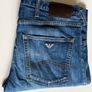 Armani Jeans Blue Denim Straight Fit Size 34 Image 4