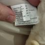 Faux fur ivory women's coat Image 6
