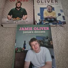 3 Jamie Oliver Hardback Cookbooks COLLECTION ONLY