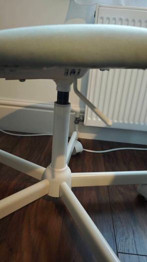 2 swivel chairs in mint green, good condition, price per item