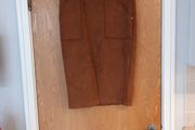F&amp;F Faux Suede  Tan A-Line Skirt. S. 16. New - No Tag.