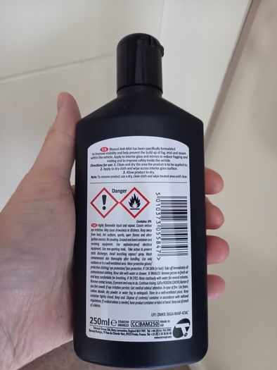 Car anti mist liquid 250ml