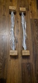 two x brand new 10kilo fixed weight bars