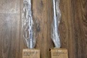two x brand new 10kilo fixed weight bars