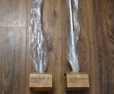 two x brand new 10kilo fixed weight bars
