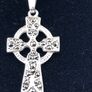 Silver Celtic Cross Marcasite setting Image 3