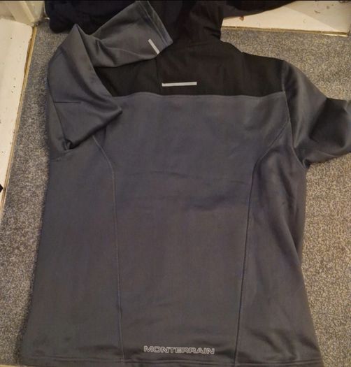 mens  black and grey monterrain jacket