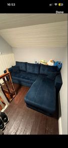 sofa could be laid out into bed