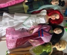 Disney dolls + figures