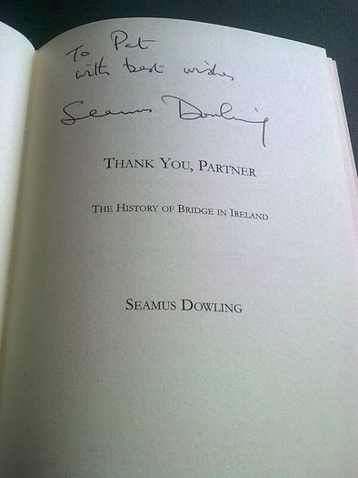 Thank you partner, The history of bridge in Ireland