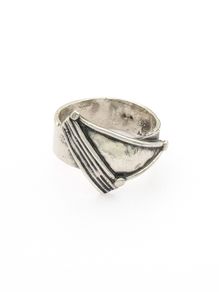 Vintage Brutalist 925 Sterling Silver Ring