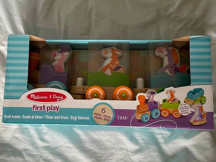 Melissa & Doug First Play Pull Train (Unopened)