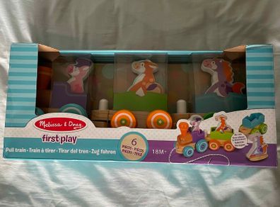 Melissa & Doug First Play Pull Train (Unopened)