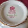 3 Piece Royal Albert / Paragon Victoriana Rose Bone China Gold Gilt Cake Plate, Sugar Bowl And Milk Jug Set Made In England Image 10