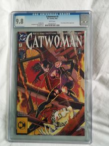 Catwoman Issue 2 CGC 9.8 Bane and Bruce Wayne appearance