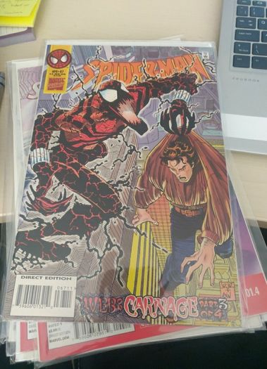 Spiderman comics 3 euro each