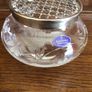 Royal Doulton Hand Cut Etched Glass Crystal Rose/Posy Bowl Image 2