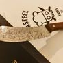Kitchen Knife Persian style with Engraved viking symbols by Di'Casteel Image 10