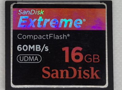 SanDisk Extreme 16GB CompactFlash CF Memory Card