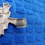 Vintage Large Sterling Silver 925 Cross L-2,2" Image 9