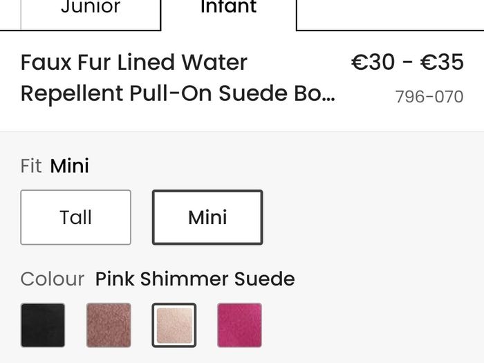 Girls faux fur boots (Next)