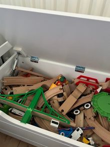 Wooden train set
