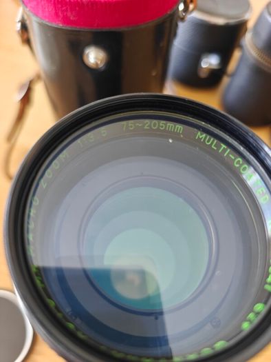 Kiron 75-205mm f/3.5 Macro Zoom Lens | Pentax K Mount | Original Case | Made in Japan