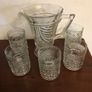 Vintage Jug and 5 glasses Image 2