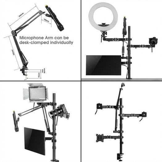 Desktop Studio mount Boom Arm All in One