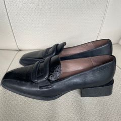 Wonders Black leather Loafers