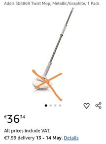 Addis mop handle