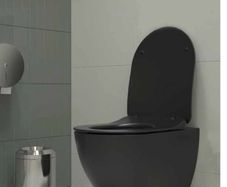EX Display Black Wall hung pan & Toilet Seat