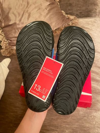 Blue brand new Nike Kids Sandals