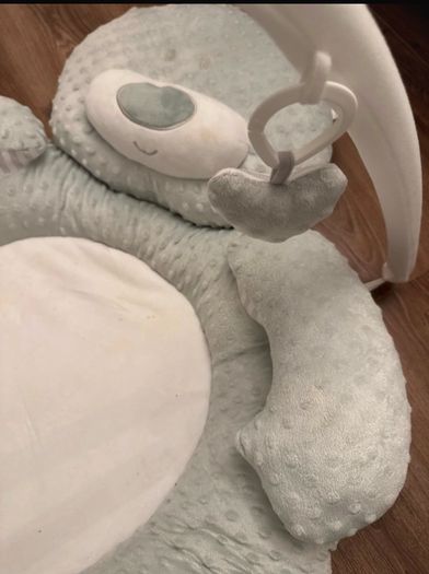 Little Discoveries Plush Bear Baby Gym Grey