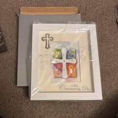 christening frame