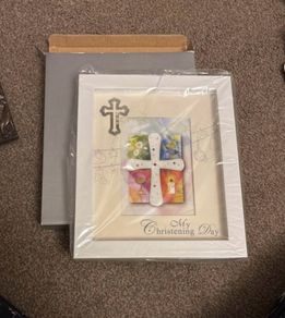 christening frame