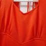 Lovely maxi red vintage dress 70's ruffle sleeves Image 6