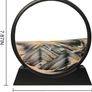 Flowing Sand Painting, Moving Sand Art Picture Round Glass 3D Deep Sea Sandscape in Motion Display Flowing Sand Frame, Relaxing Desktop Home Office Work Decor (FREE POSTAGE) Image 6