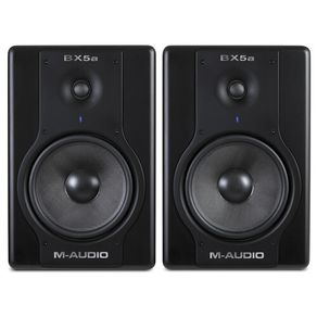 Pair of M-Audio Studiophile BX5a Deluxe active studio monitors