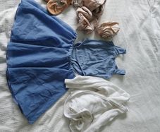 Blue ballet uniform