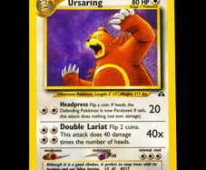 Ursaring 34/75 Non Holo Rare WOTC Neo Discovery 2001 Pokemon Card Vintage