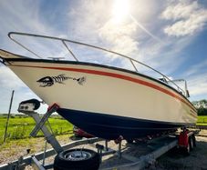 Boat Rare Neptune Barge 750 Open Deck Sports Boat
