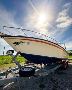 Boat Rare Neptune Barge 750 Open Deck Sports Boat