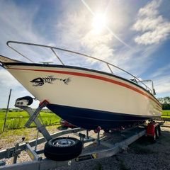 Boat Rare Neptune Barge 750 Open Deck Sports Boat