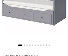 Pull out bed with 3 drawers