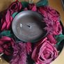 Rose Wreath Candle Arrangement, needs Attention Image 2