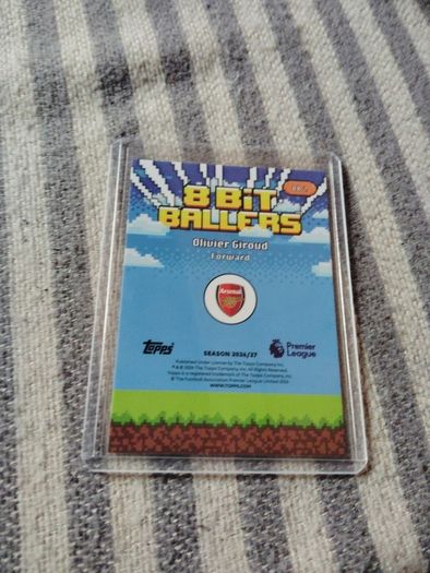 rare 8 bit ballers Olivier Giroud card