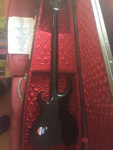 Signed By Slayer In 2013 Ltd/esp Ta600 (tom Araya)signature Bass Guitar