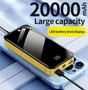 Power bank, 20000mAh Power Bank with LED Display. New, unopened.